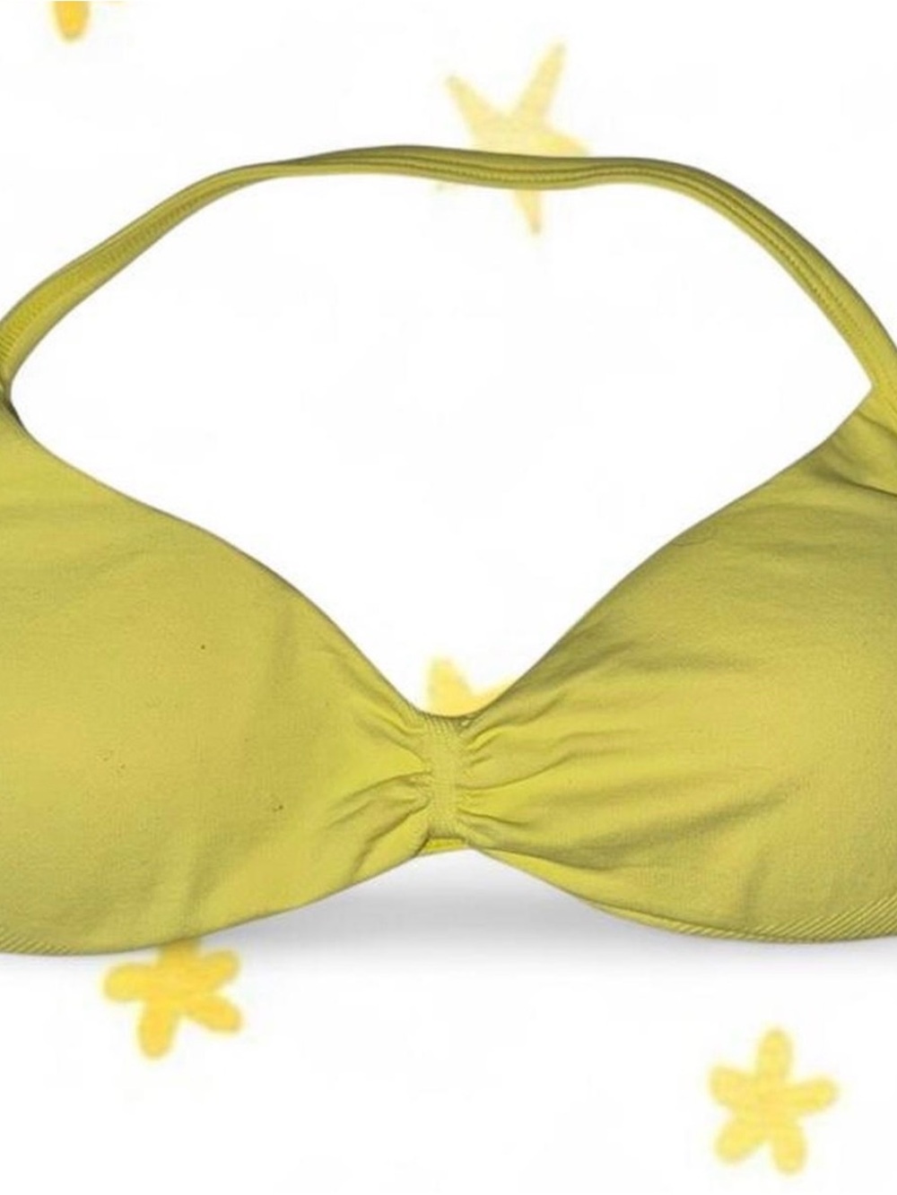 Dfyne Impact Yellow Halter Top